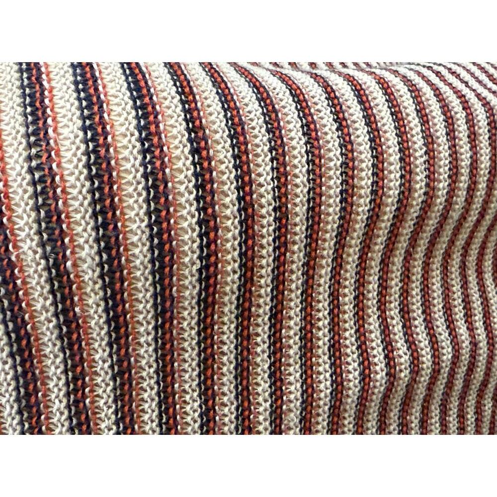 LOFT red, cream, and blue striped sweater - Picture 2 of 6